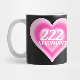 Angel Number 222 Heart Aura Mug